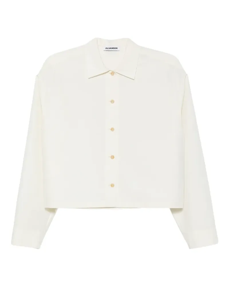 Jil Sander Cropped-Hemd mit Knopfleiste - Nude Nude