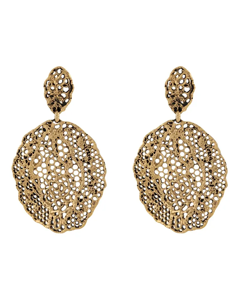 Aurélie Bidermann Vintage Lace' Ohrringe - Gold Gold