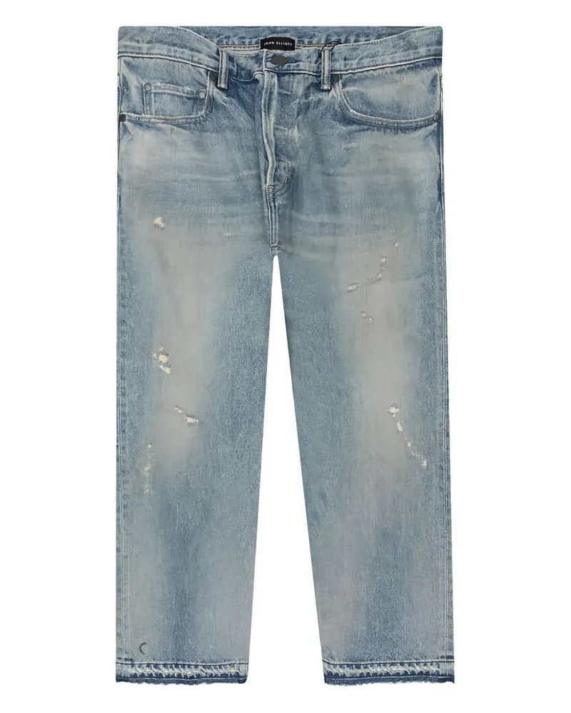 John Elliott + Co Jeans in Distressed-Optik - Blau Blau