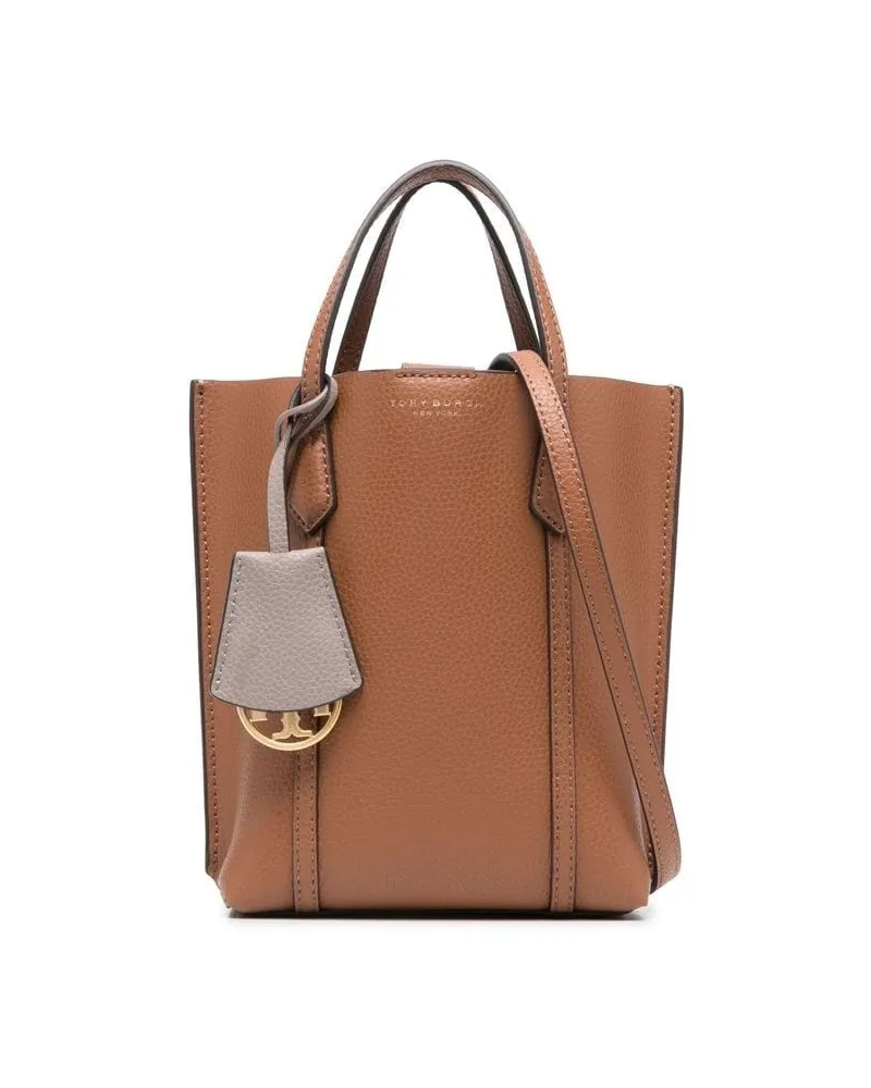 Tory Burch Shopper aus strukturiertem Leder - Braun Braun