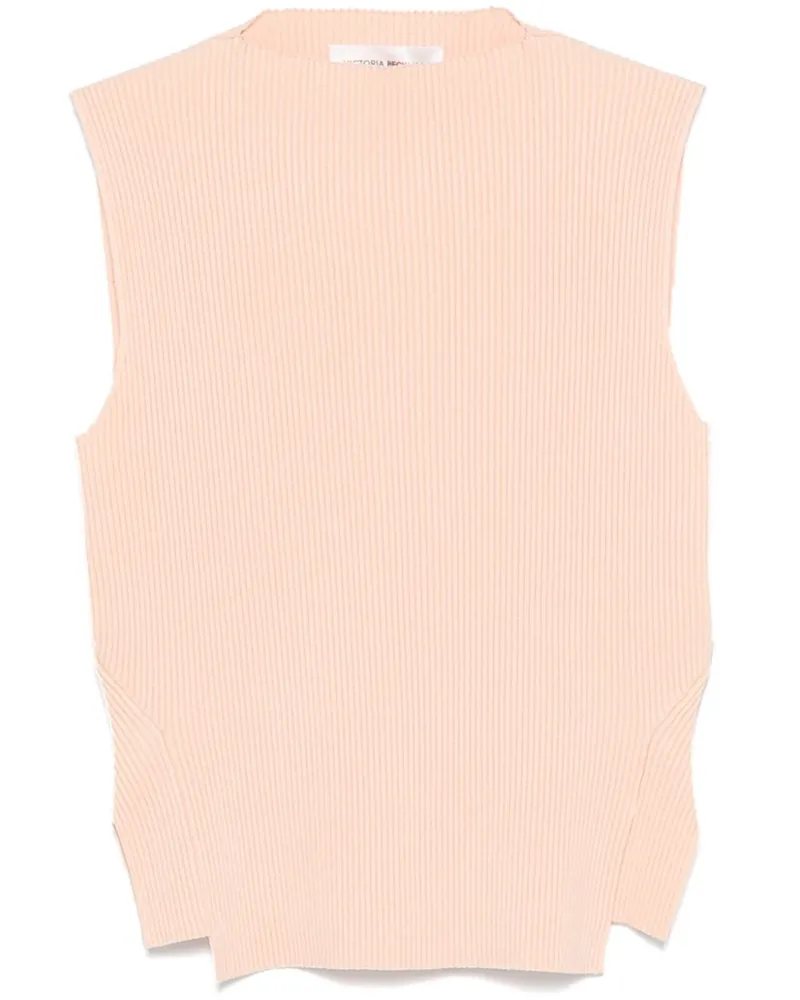 Victoria Beckham Gerippter Pullunder - Rosa Rosa