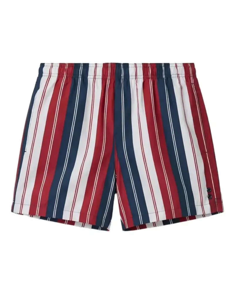 Ron Dorff striped swim shorts - Rot Rot
