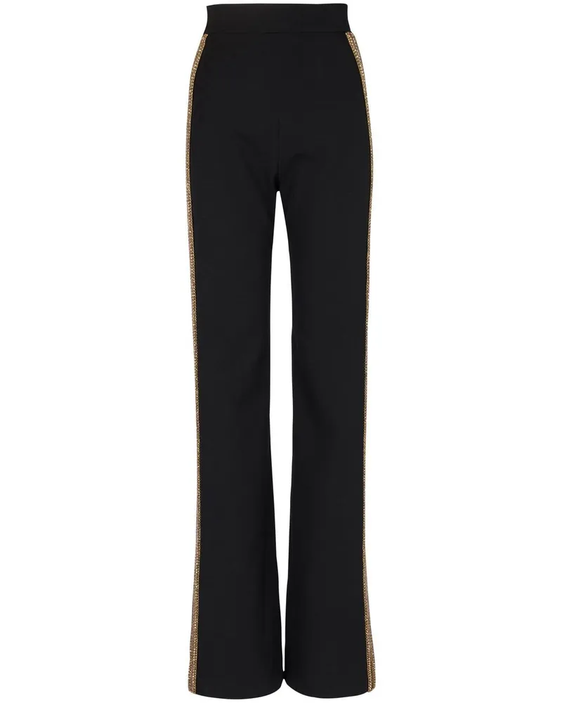 Balmain Hose mit Pailletten - Schwarz Schwarz
