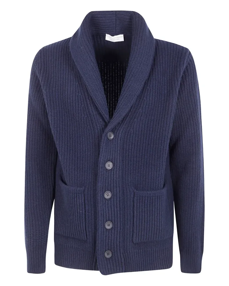 Filippo de Laurentiis Cardigan mit Schalkragen - Blau Blau