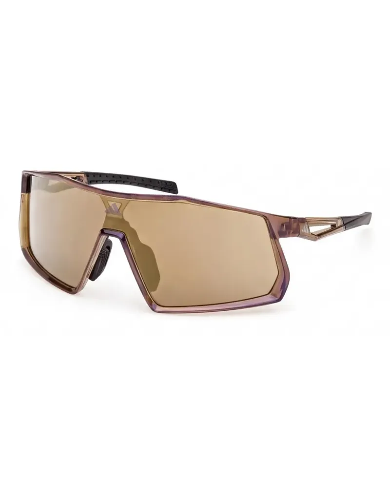 adidas Sonnenbrille mit geometrischem Gestell - Nude Nude