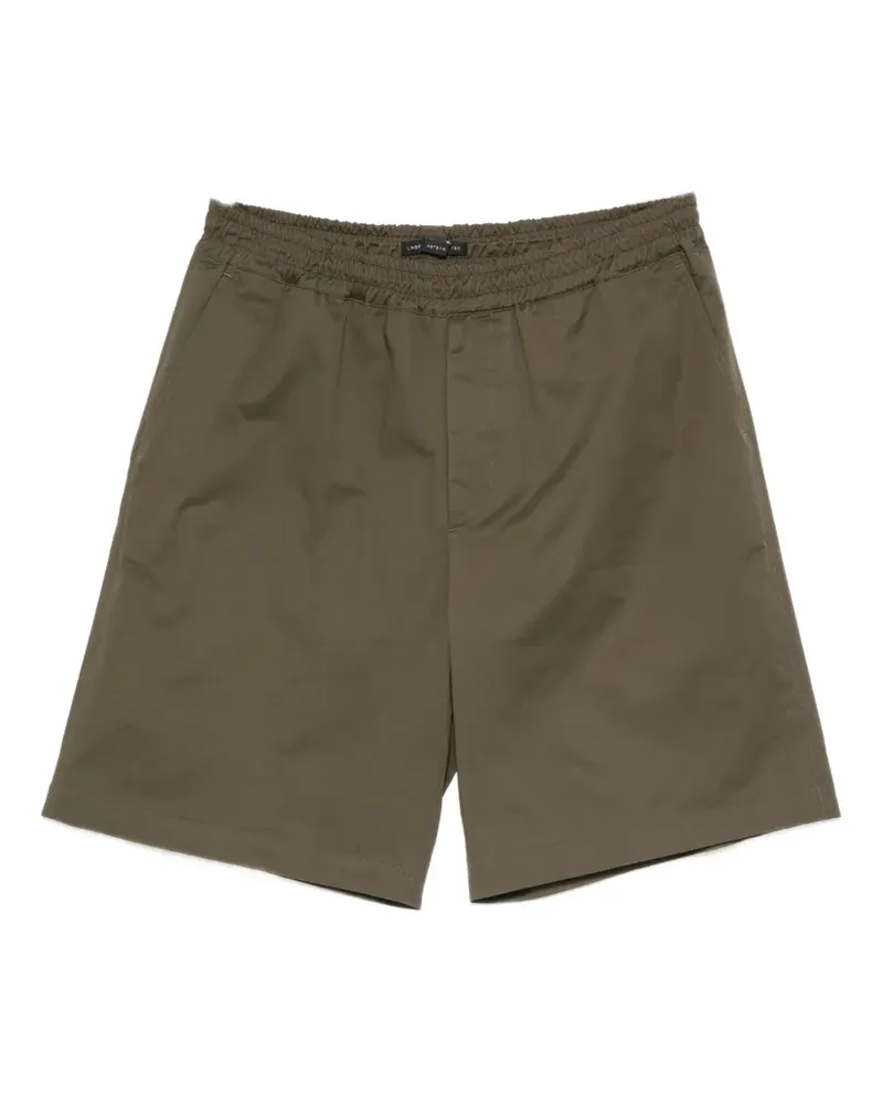 Low Brand George Coulisse stud-embellished drawstring shorts - Grün Grün