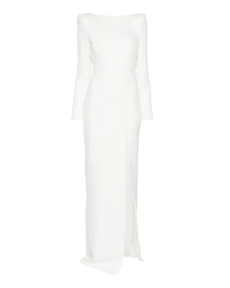 Alex Perry Langärmeliges Abendkleid - Weiß Weiß