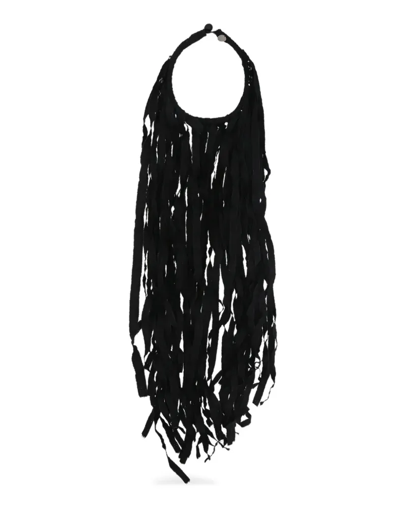 Maria Calderara fringed necklace - Schwarz Schwarz