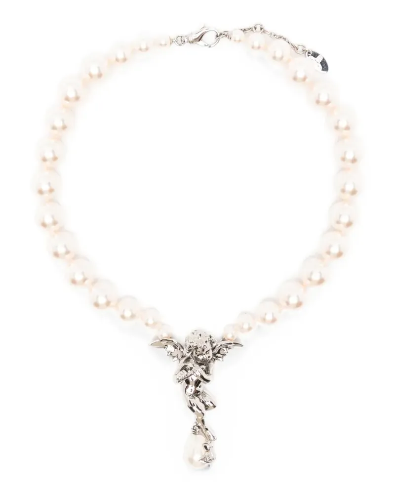 Vivienne Westwood Putti pearl necklace - Silber Silber