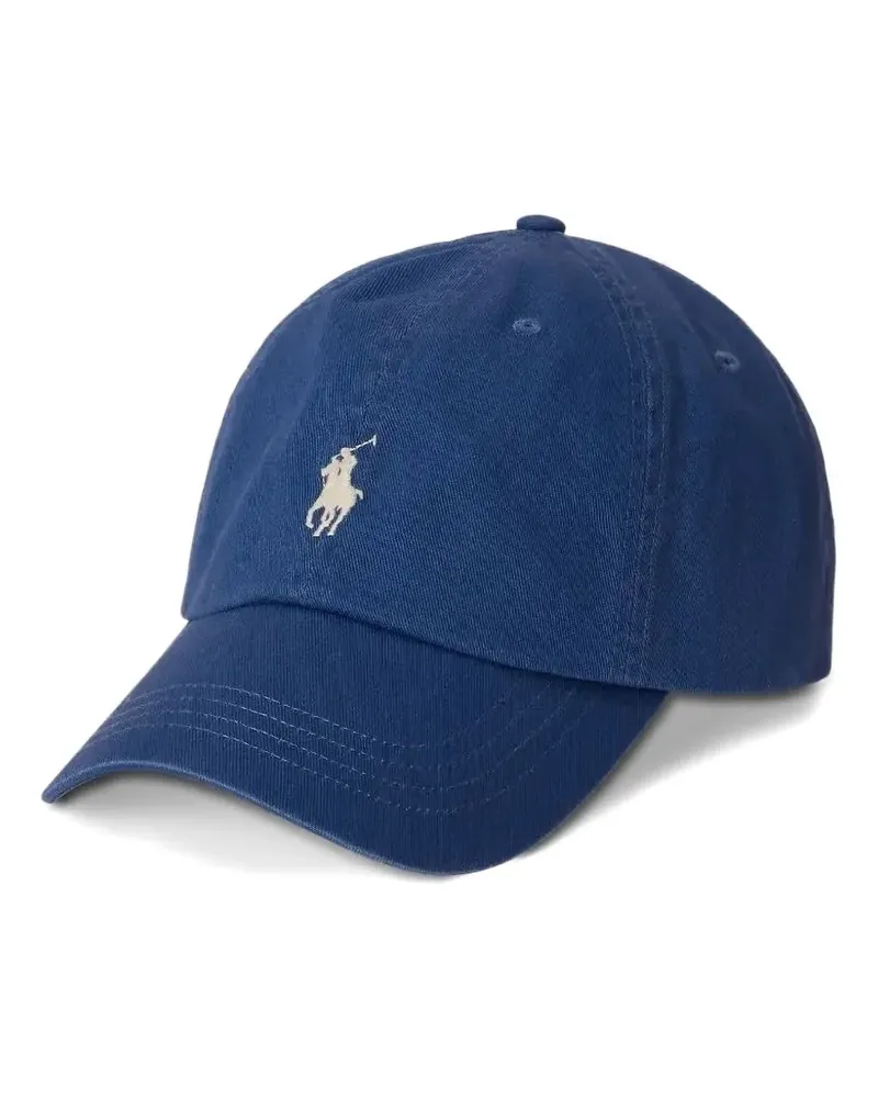 Ralph Lauren Baseballkappe mit Logo-Stickerei - Blau Blau