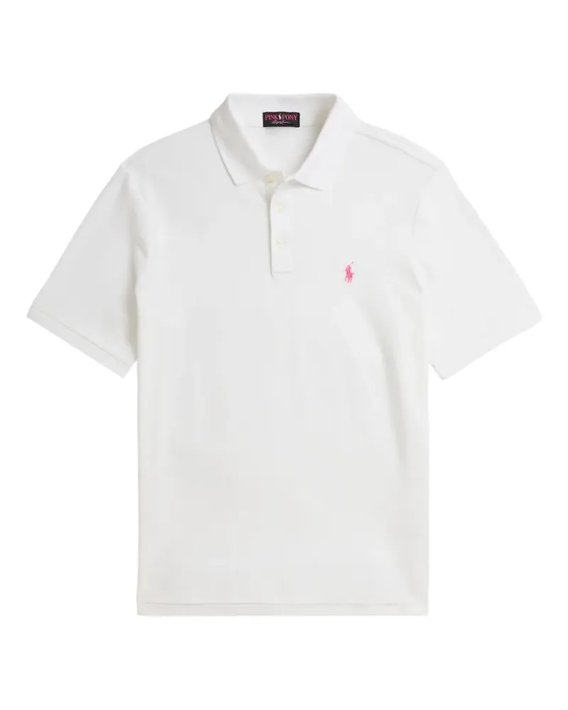 Ralph Lauren Pony Poloshirt aus Mesh - Weiß Weiß