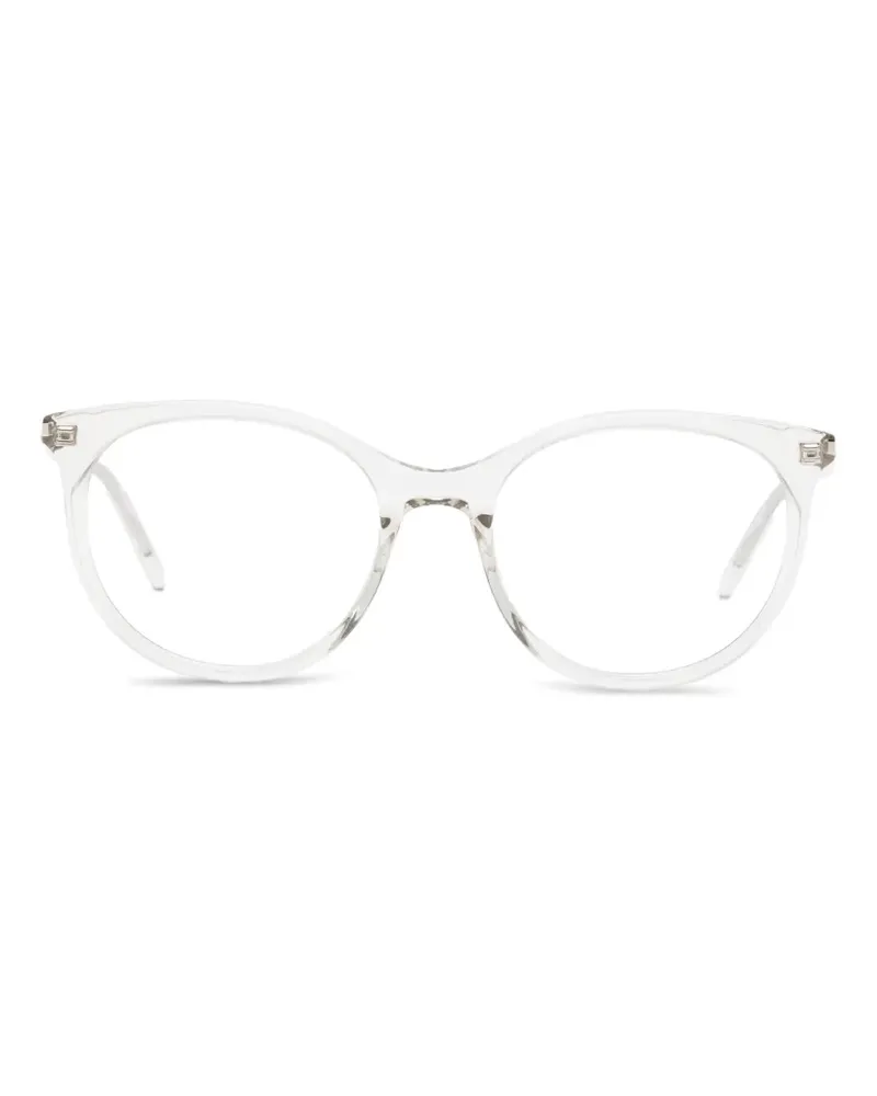 Saint Laurent Brille mit geometrischem Gestell - Weiß Weiß