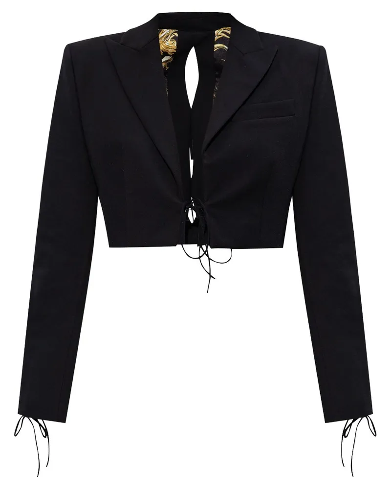 Versace Jeans Cropped-Jacke - Schwarz Schwarz