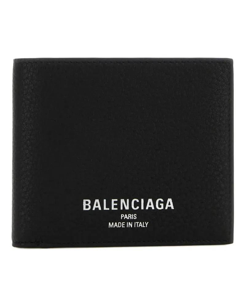 Balenciaga Portemonnaie mit Logo-Print - Schwarz Schwarz