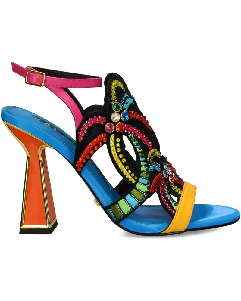 Kat Maconie Verzierte Kiawa Sandalen 105mm - Blau Blau