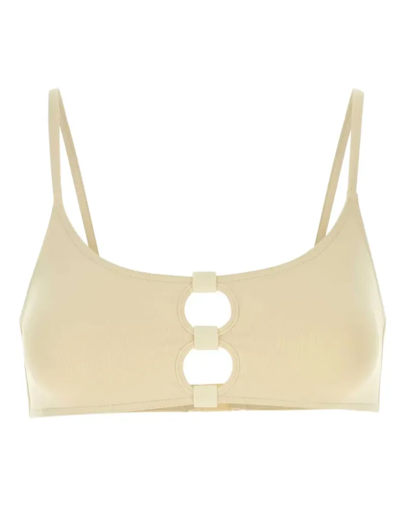 Eres Bloom ring-detail bikini top - Nude Nude