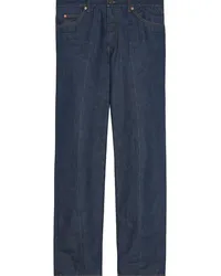 Gucci Straight-Leg-Jeans aus Bio-Denim Blau