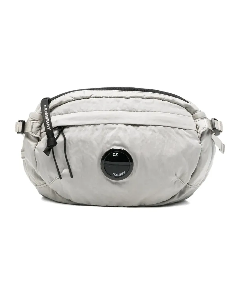 C.P. Company logo patch messenger bag - Grau Grau
