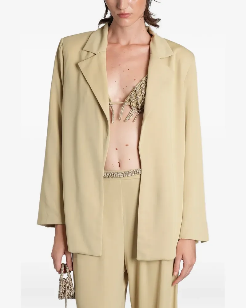 HIBOURAMA Diana notch-lapels blazer - Grün Grün