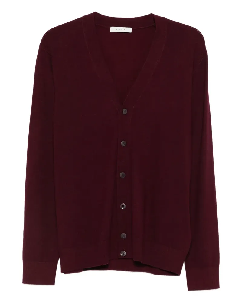 Diktat V-neck buttoned cardigan - Rot Rot