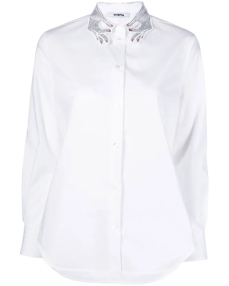 Vivetta Strassverziertes Hemd - Weiß Weiß