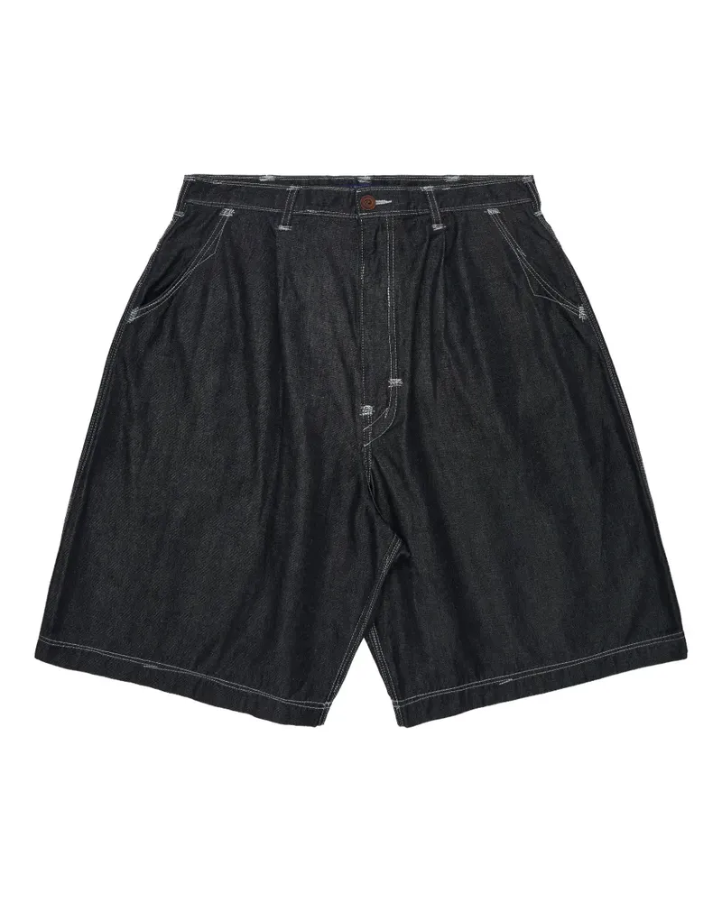 Junya Watanabe Jeans-Shorts mit Knopfverschluss - Blau Blau