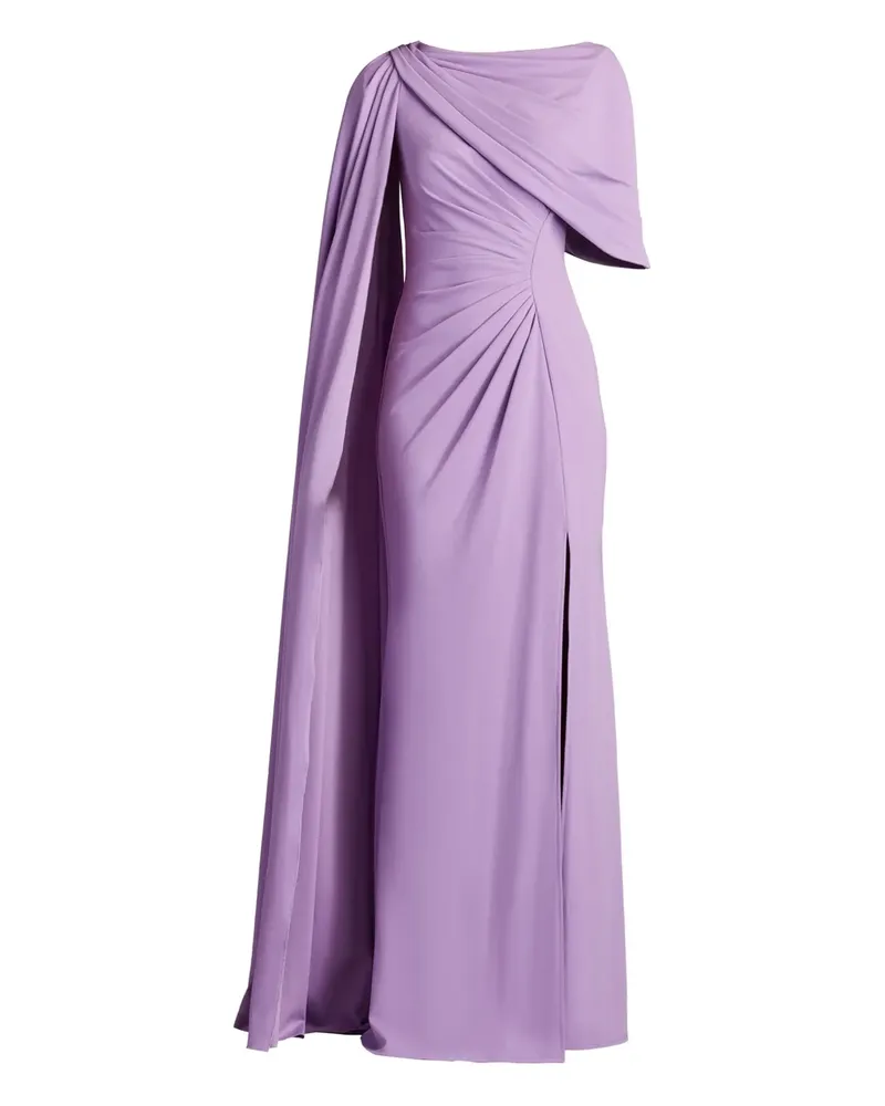 Tadashi Shoji Drapiertes Cape-Kleid - Violett Violett