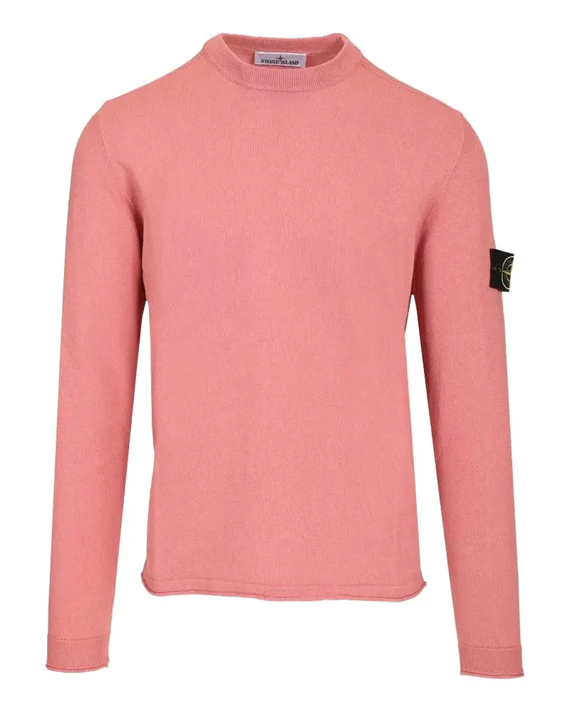 Stone Island badge ribbed knitwear - Rosa Rosa