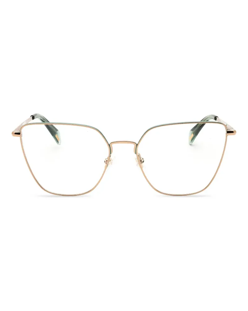 Police Brille mit Cat-Eye-Gestell - Gold Gold