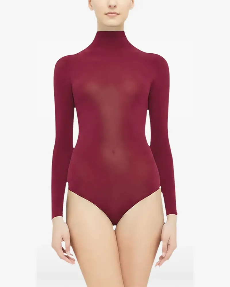 Wolford Buenos Aires Body mit Rollkragen - Rot Rot