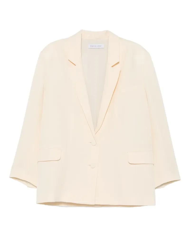 Raquel Diniz Giada single-breasted blazer - Nude Nude