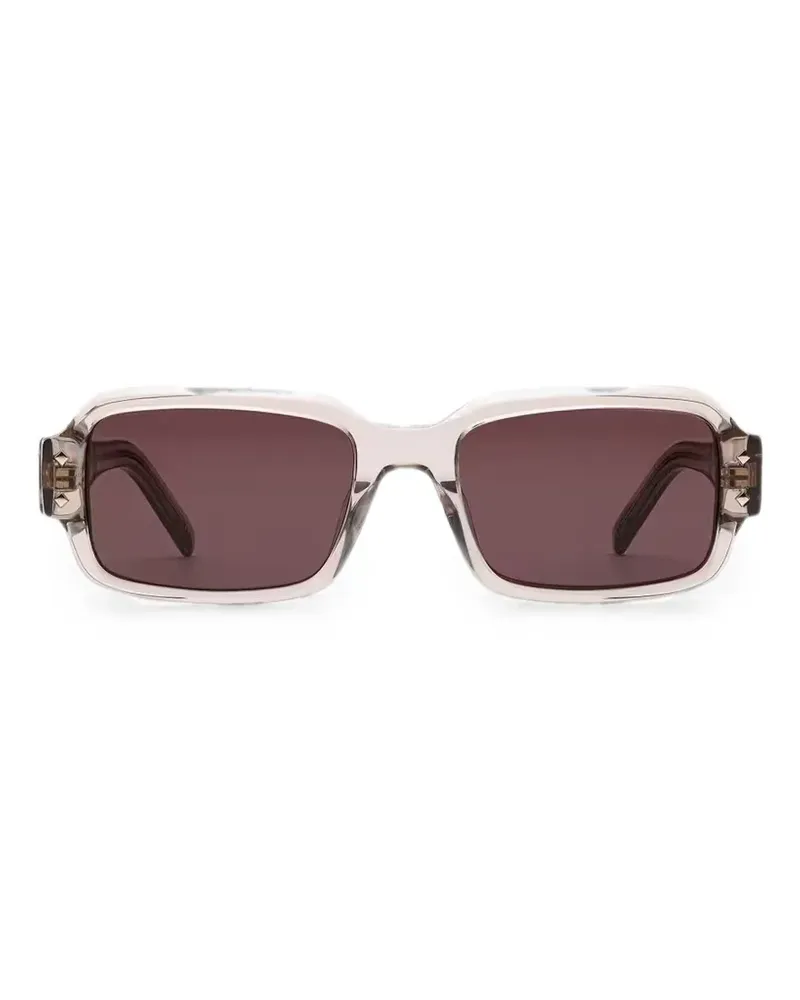 MCM Sonnenbrille mit eckigem Gestell - Grau Grau