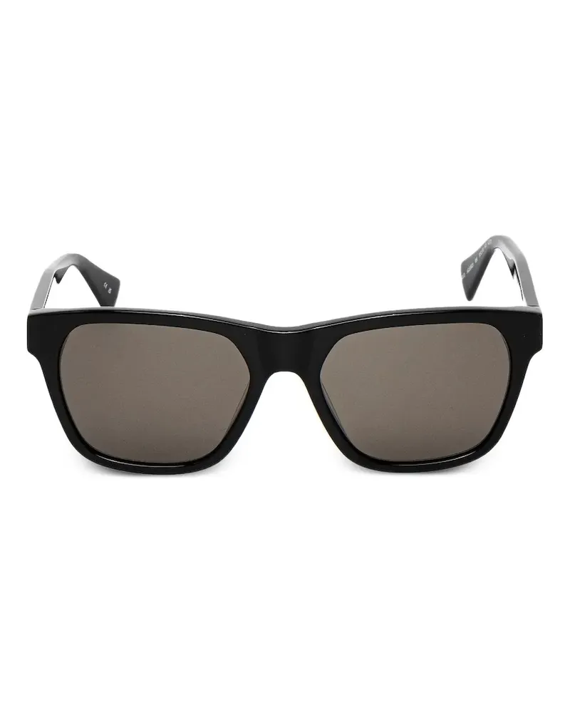 AllSaints Sonnenbrille mit eckigem Gestell - Schwarz Schwarz