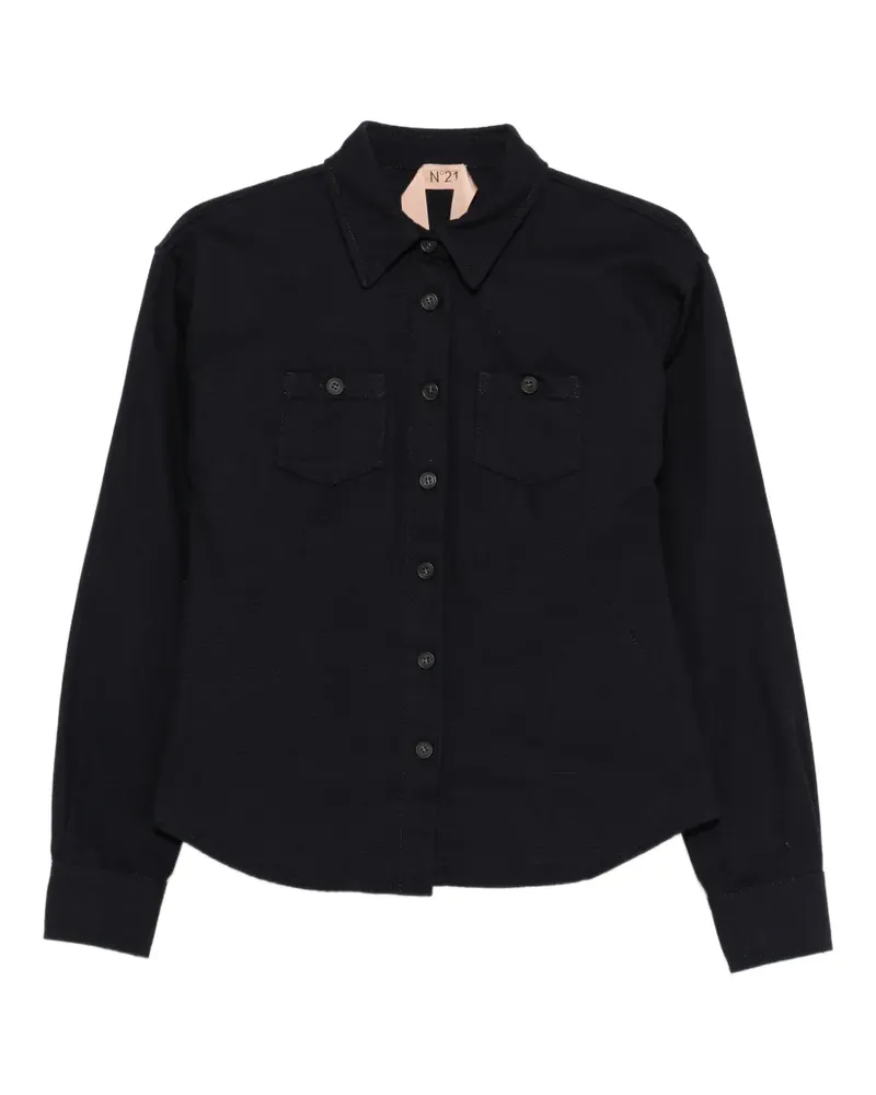 N° 21 buttoned pocket shirt - Blau Blau