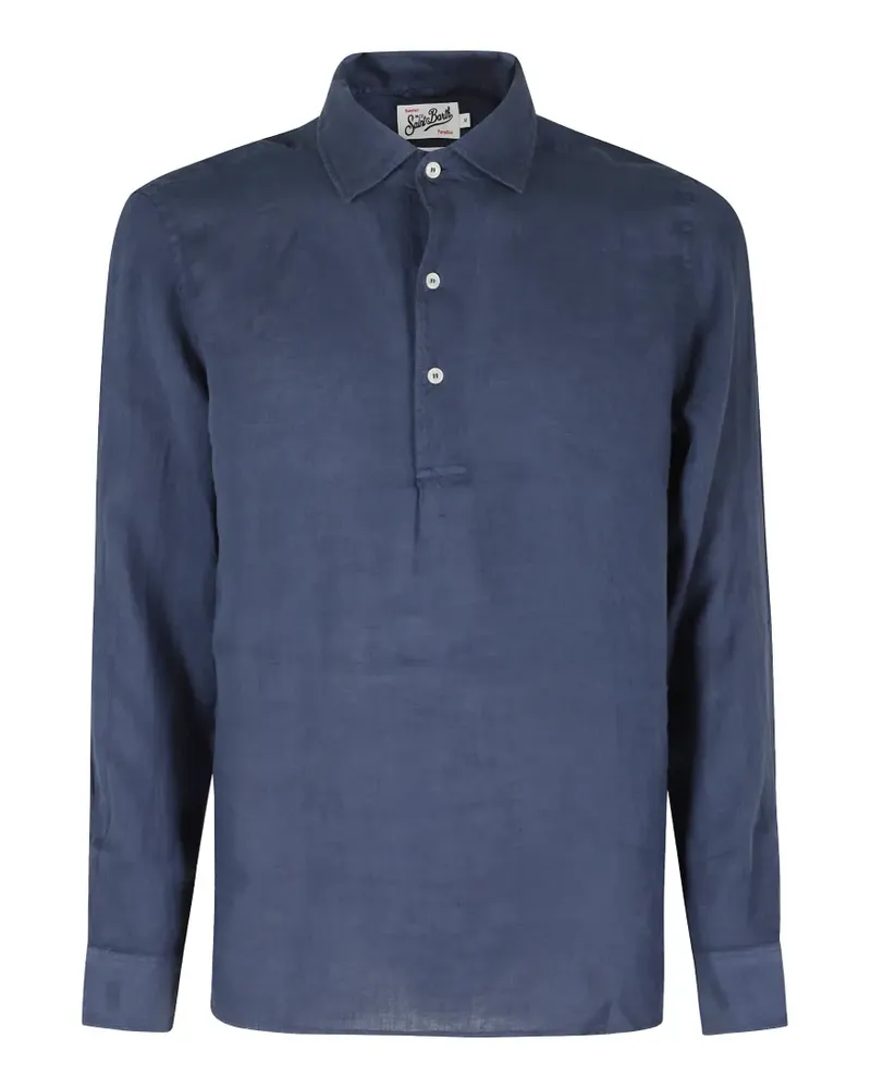 MC2 Saint Barth long-sleeve polo shirt - Blau Blau