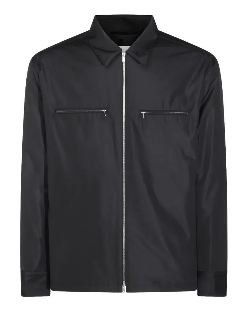 Jil Sander Jacke mit klassischem Kragen - Schwarz Schwarz