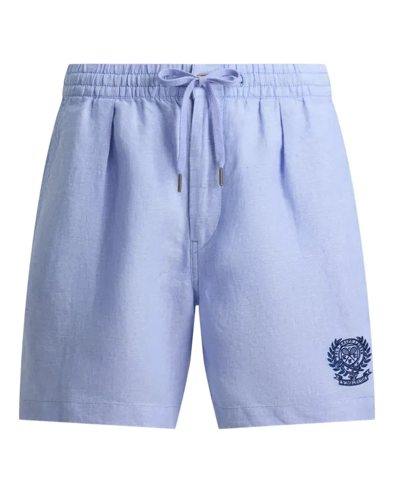 Ralph Lauren Shorts aus Leinen mit Kordelzug - Blau Blau