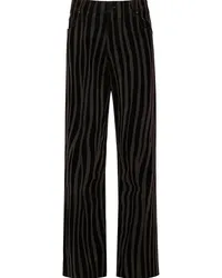 RTA Gerade Cropped-Hose Schwarz