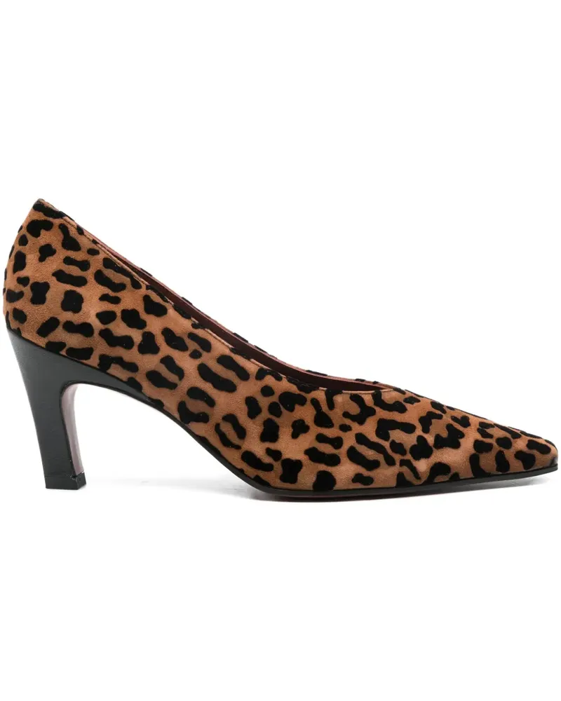 FESTA Milano Wara leopard-print pumps - Braun Braun