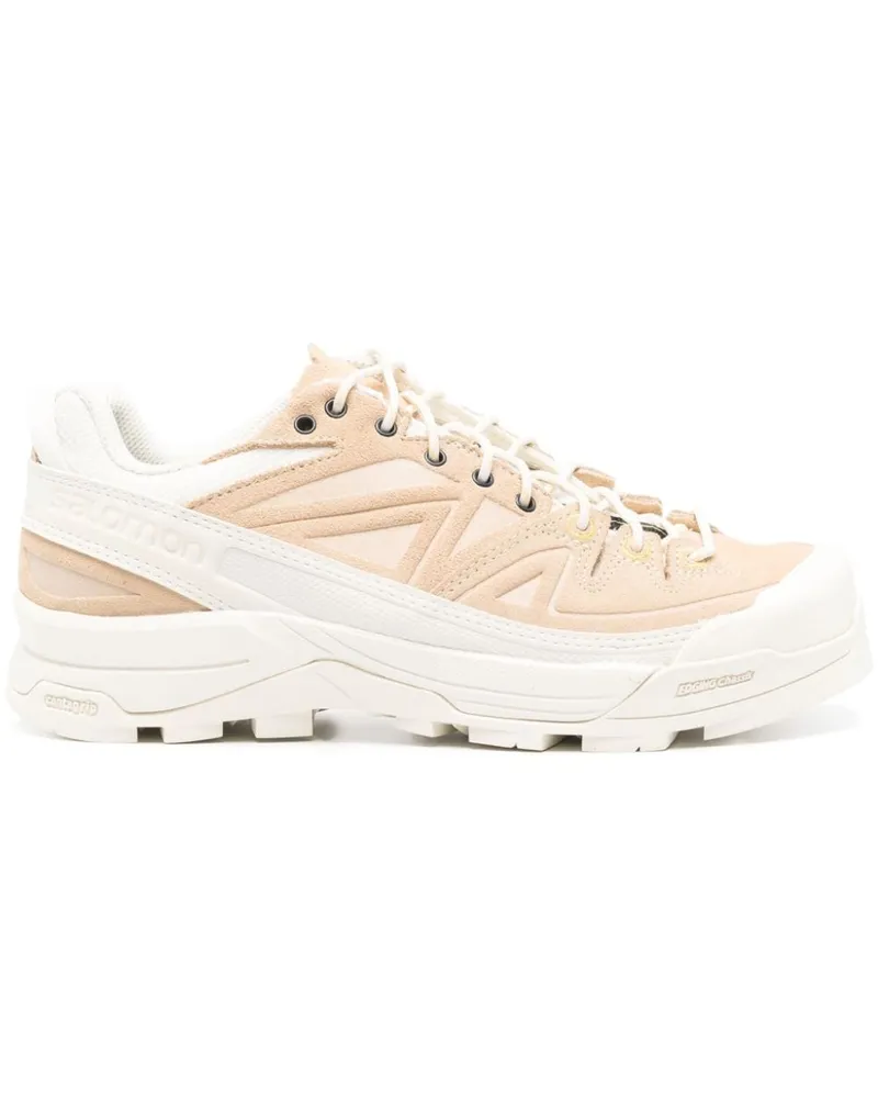 Salomon X-Alp Sneakers aus Wildleder - Nude Nude