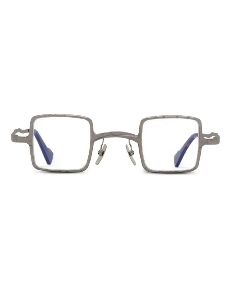 KUBORAUM Brille mit eckigem Gestell - Silber Silber