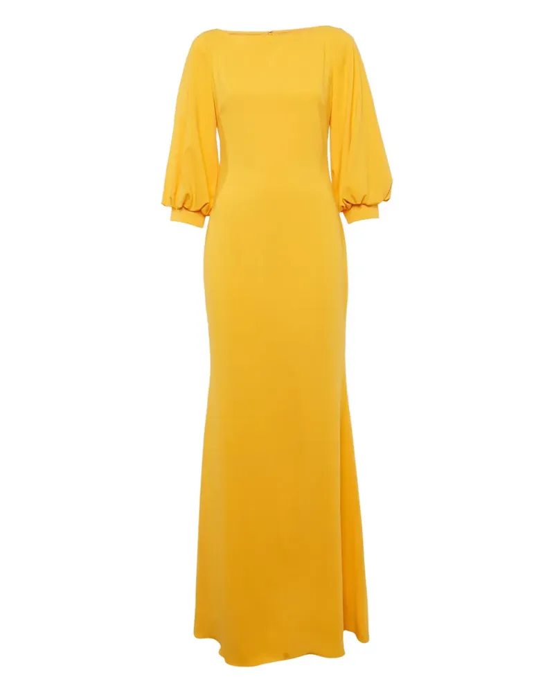 Badgley Mischka Maxikleid - Gelb Gelb