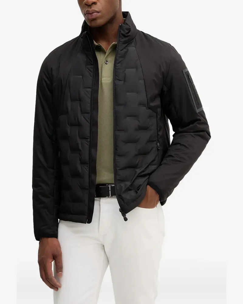 HUGO BOSS Jacke mit gesteppten Einsätzen - Schwarz Schwarz