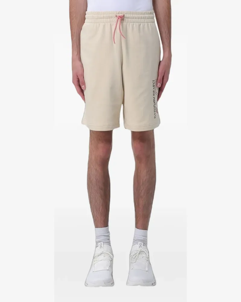 EA7 Shorts mit Kordelzug - Nude Nude