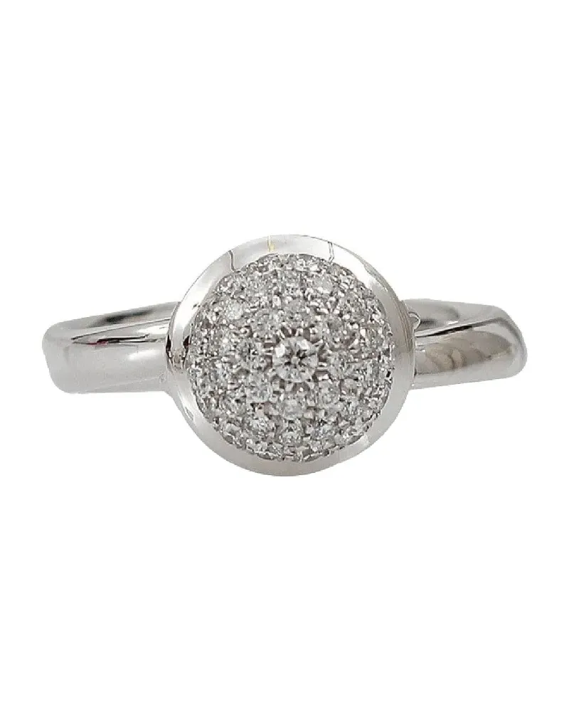 TAMARA COMOLLI 18K white gold Bouton diamond ring - Silber Silber