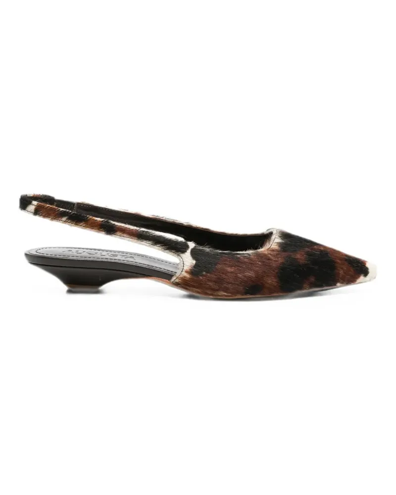 Augusta Harper calf-hair pumps - Braun Braun