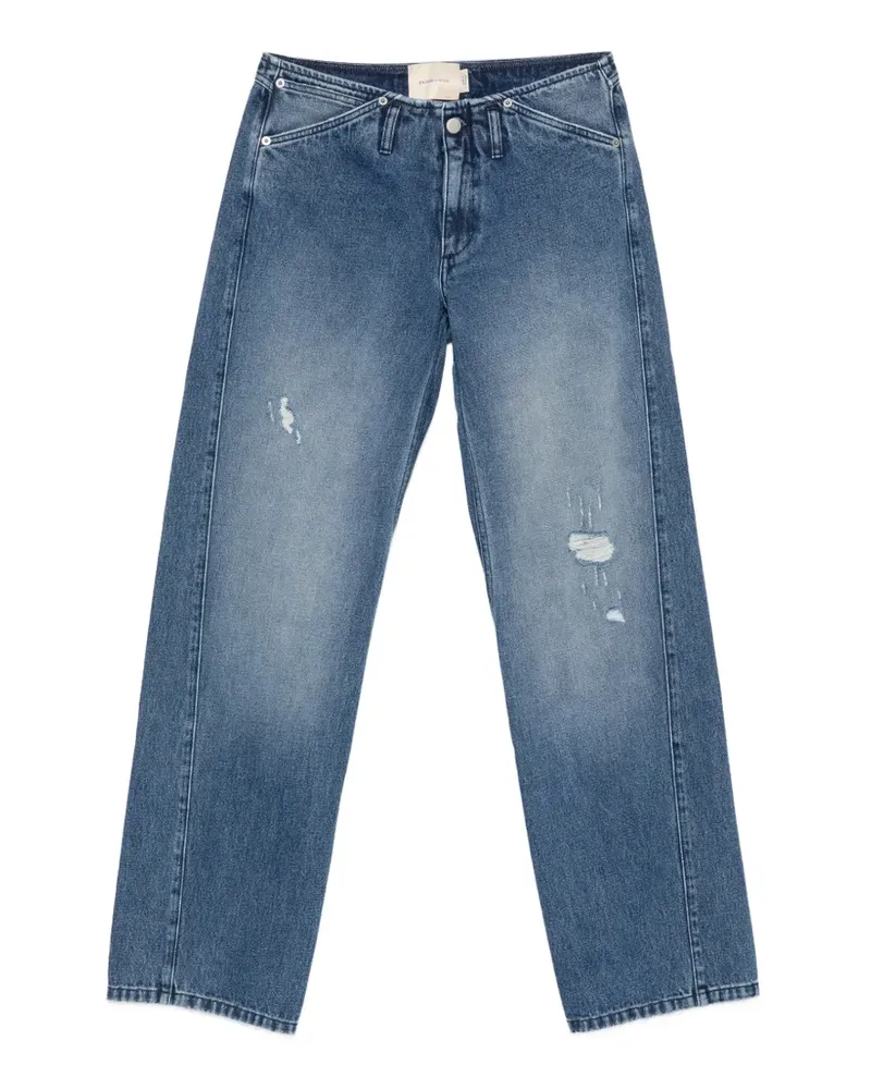Paloma Wool Lonati distressed-detail wide-leg jeans - Blau Blau