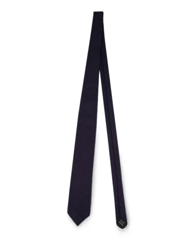 Tom Ford polka-dot silk tie - Blau Blau