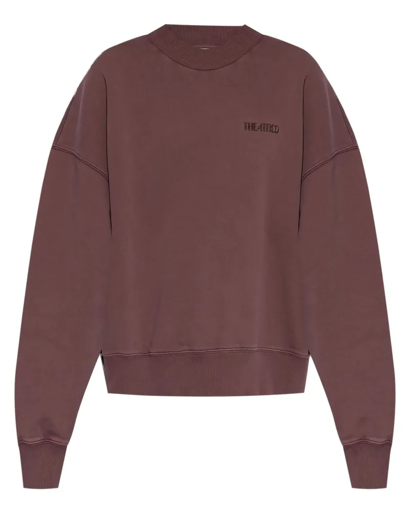 ATTICO Sweatshirt mit Logo-Stickerei - Braun Braun