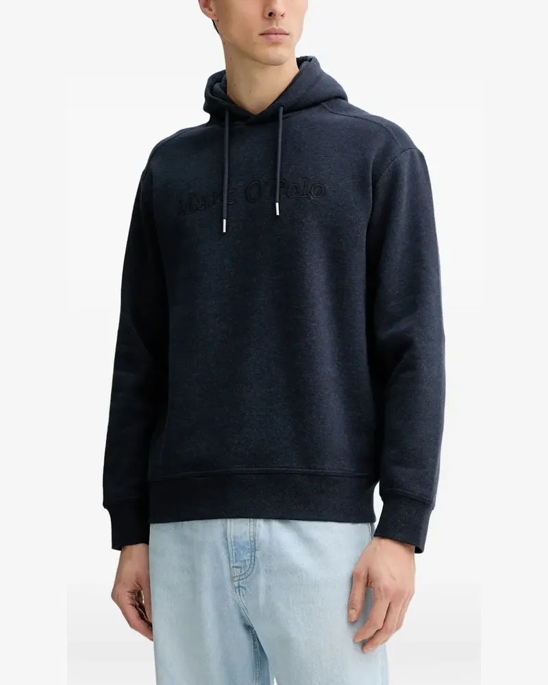 Marc O'Polo logo hoodie - Blau Blau